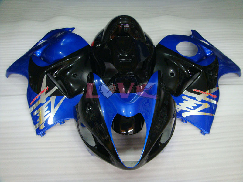 Flame - Blue Black Fairings and Bodywork For 1999-2007 Hayabusa #LF5065
