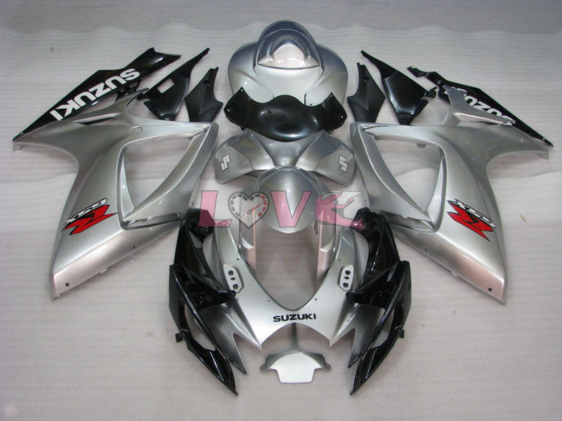 Factory Style - Black Grey Fairings and Bodywork For 2006-2007 GSX-R750 #LF6490