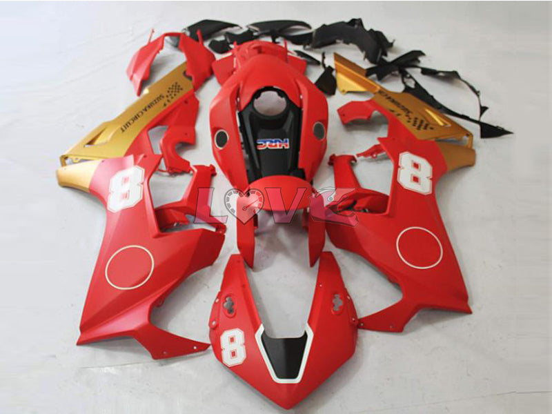 Factory Style - Red Gold Matte Fairings and Bodywork For 2017-2020 CBR1000RR #LF7857