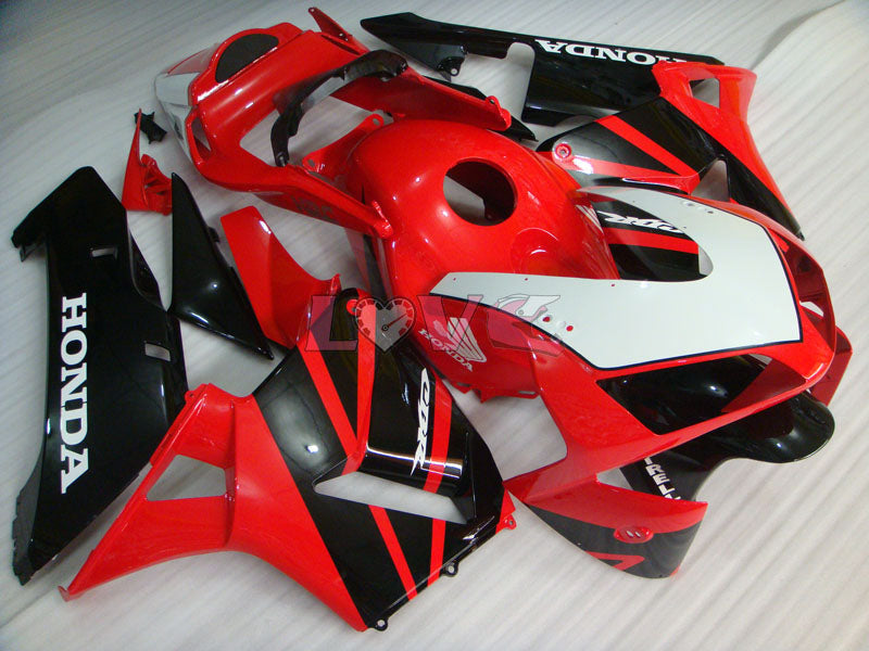 Factory Style - Red Black Fairings and Bodywork For 2003-2004 CBR600RR #LF4443