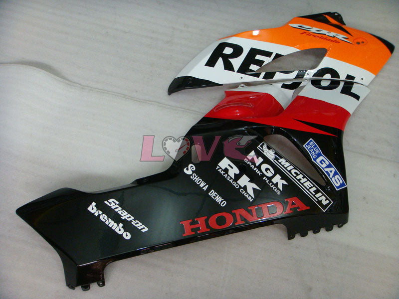 Repsol - Orange Black Fairings and Bodywork For 2004-2005 CBR1000RR #LF4393