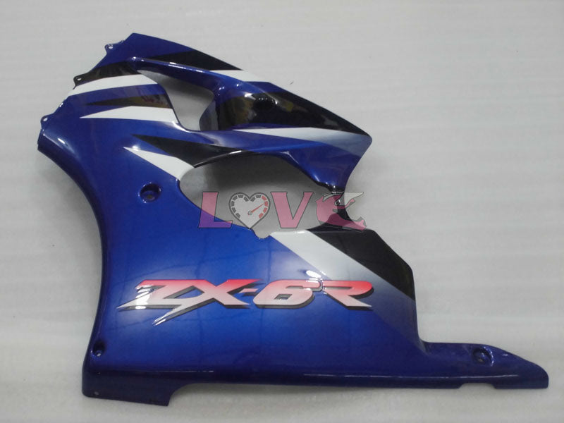 Factory Style - Blue White Black Fairings and Bodywork For 2000-2002 NINJA ZX-6R #LF3330