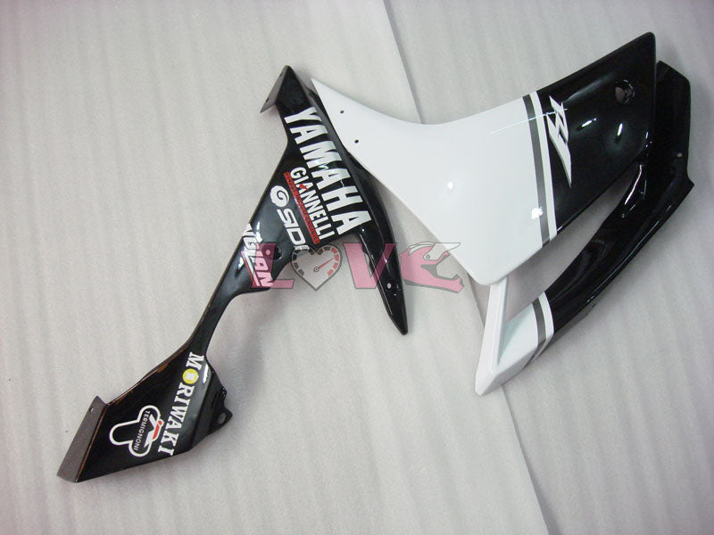 Moriwaki - White Black Fairings and Bodywork For 2007-2008 YZF-R1 #LF3675