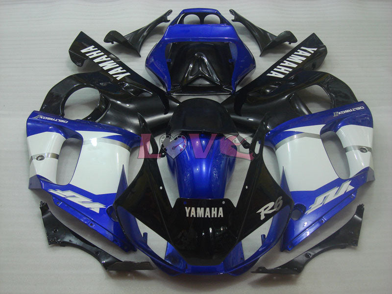 Factory Style - Blue Black Fairings and Bodywork For 1998-2002 YZF-R6 #LF3344
