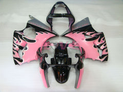 Customize - Black Pink Fairings and Bodywork For 2000-2002 NINJA ZX-6R #LF3327