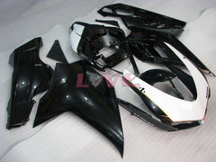 Factory Style - White Black Matte Fairings and Bodywork For 2008-2013 848 #LF5659