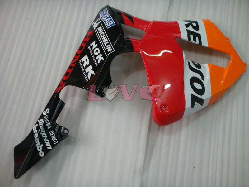 Repsol - Orange Black Fairings and Bodywork For 2005-2006 CBR600RR #LF4422