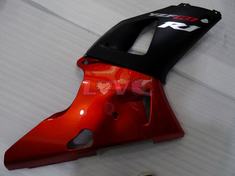 Factory Style - Orange Black Fairings and Bodywork For 2000-2001 YZF-R1 #LF3620