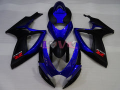 Factory Style - Blue Black Fairings and Bodywork For 2006-2007 GSX-R600 #LF4038
