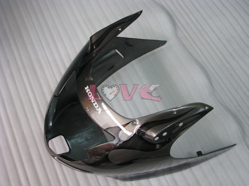 Flame - Black Grey Fairings and Bodywork For 1996-2007 CBR1100XX #LF5136
