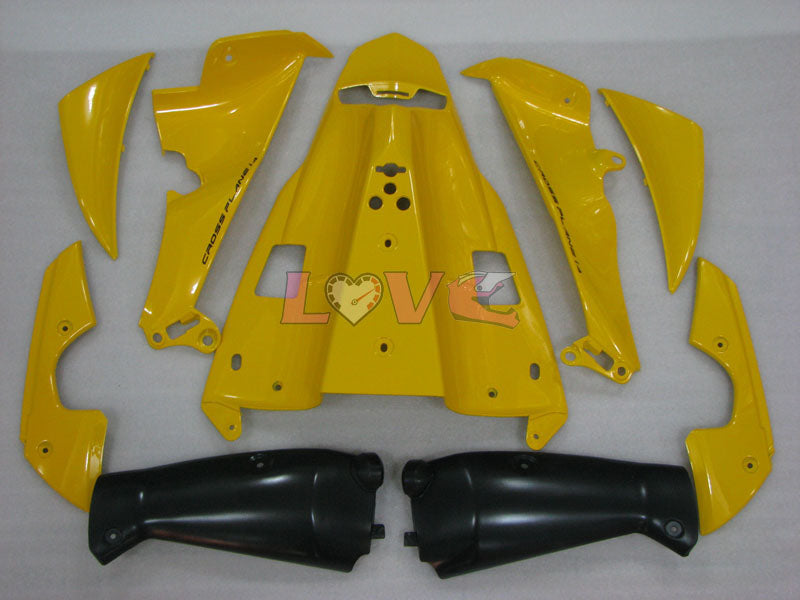 Factory Style - Yellow Black Matte Fairings and Bodywork For 2009-2011 YZF-R1 #LF3644