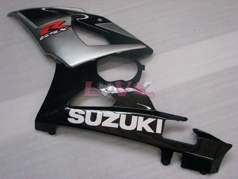 Factory Style - Black Silver Fairings and Bodywork For 2005-2006 GSX-R1000 #LF3841