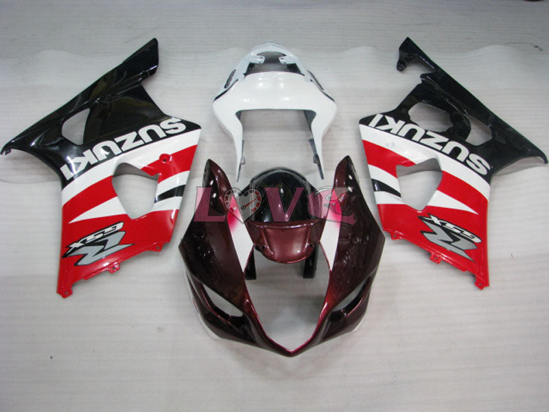 Factory Style - Red White Fairings and Bodywork For 2003-2004 GSX-R1000 #LF5947