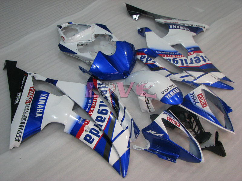 Sterilgarda - Blue White Fairings and Bodywork For 2008-2016 YZF-R6 #LF3387