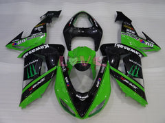 Monster - Green Black Fairings and Bodywork For 2006-2007 NINJA ZX-10R #LF3260