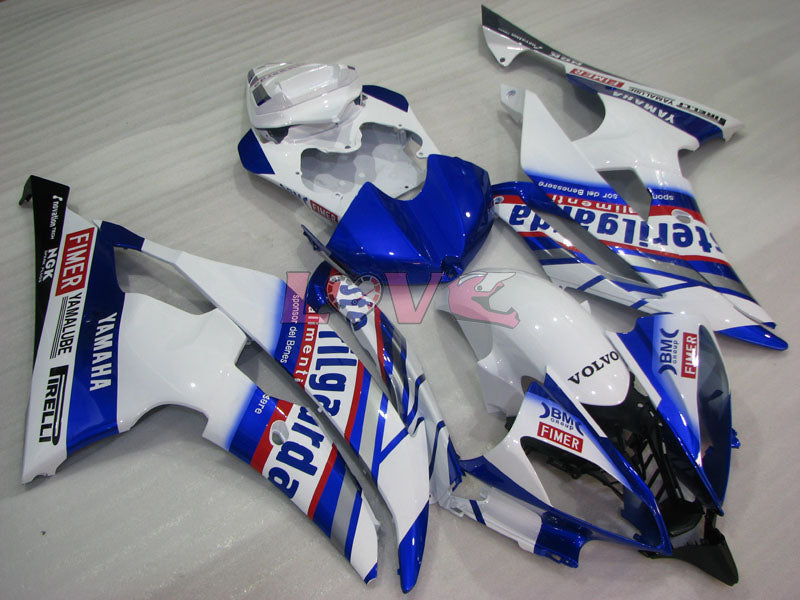 Sterilgarda - Blue White Fairings and Bodywork For 2008-2016 YZF-R6 #LF3388
