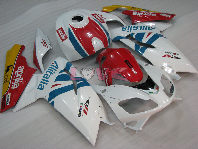 Alitalia - Red Blue White Fairings and Bodywork For 2004-2009 RS125 #LF3078