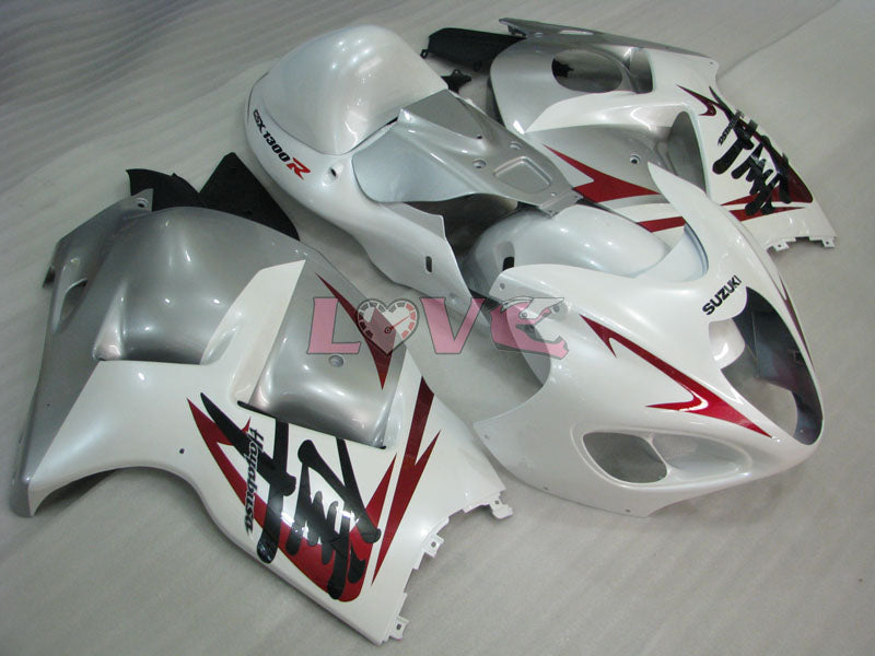 Factory Style - White Silver Fairings and Bodywork For 1999-2007 Hayabusa #LF3740