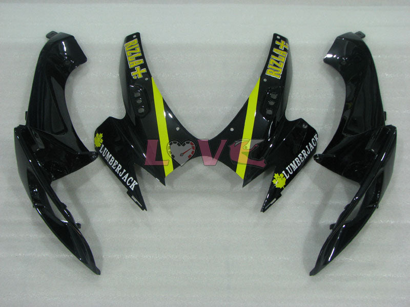 Rizla+ - Yellow Black Fairings and Bodywork For 2006-2007 GSX-R750 #LF4018