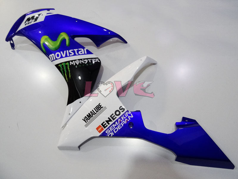 Monster - Blue White Black Fairings and Bodywork For 2004-2006 YZF-R1 #LF3689