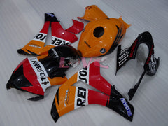 Repsol - Orange Black Fairings and Bodywork For 2008-2011 CBR1000RR #LF4323