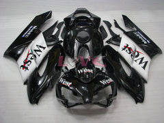 West - White Black Fairings and Bodywork For 2004-2005 CBR1000RR #LF4387