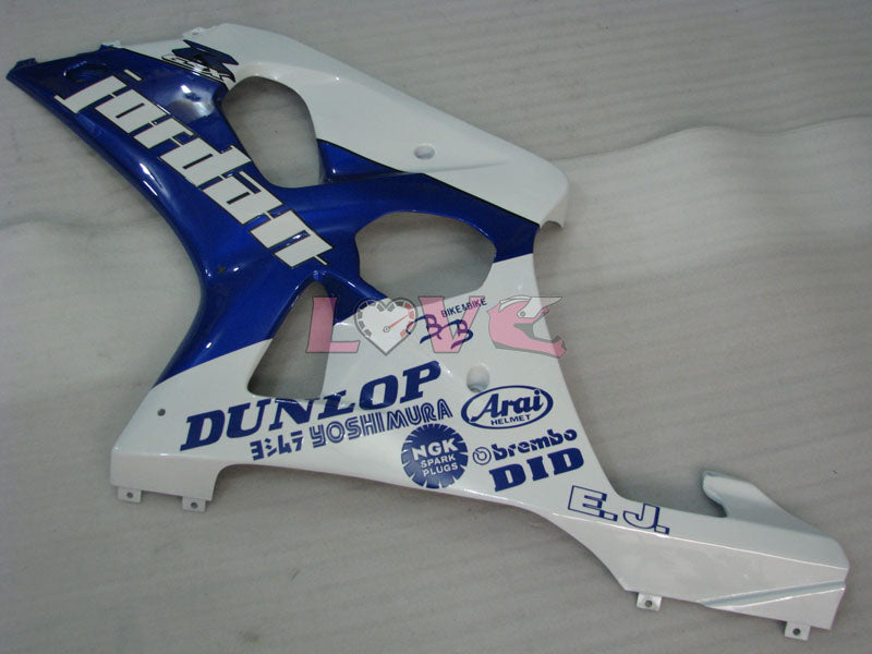 DUNLOP Jordan - Blue White Fairings and Bodywork For 2001-2003 GSX-R600 #LF4241