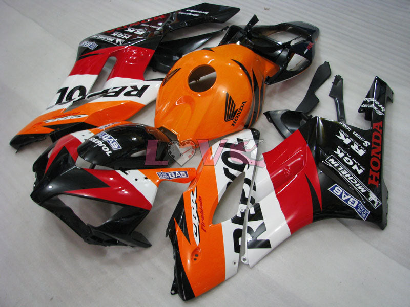 Repsol - Orange Black Fairings and Bodywork For 2004-2005 CBR1000RR #LF7296