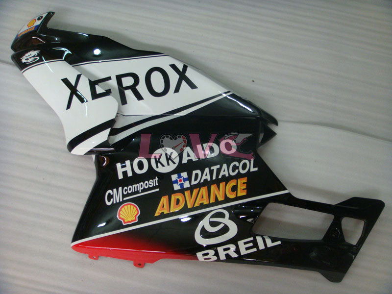 Xerox - White Black Fairings and Bodywork For 2005-2006 999 #LF5487