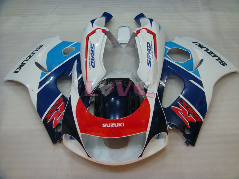 Factory Style - Blue White Fairings and Bodywork For 1996-1999 GSX-R750 #LF4286