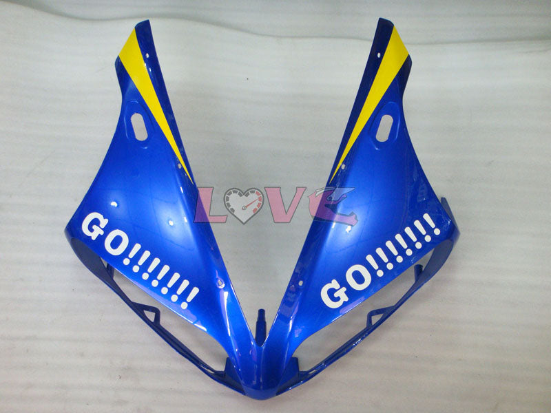 GO!!!!!!! MOTUL - Yellow Blue Fairings and Bodywork For 2004-2006 YZF-R1 #LF6999