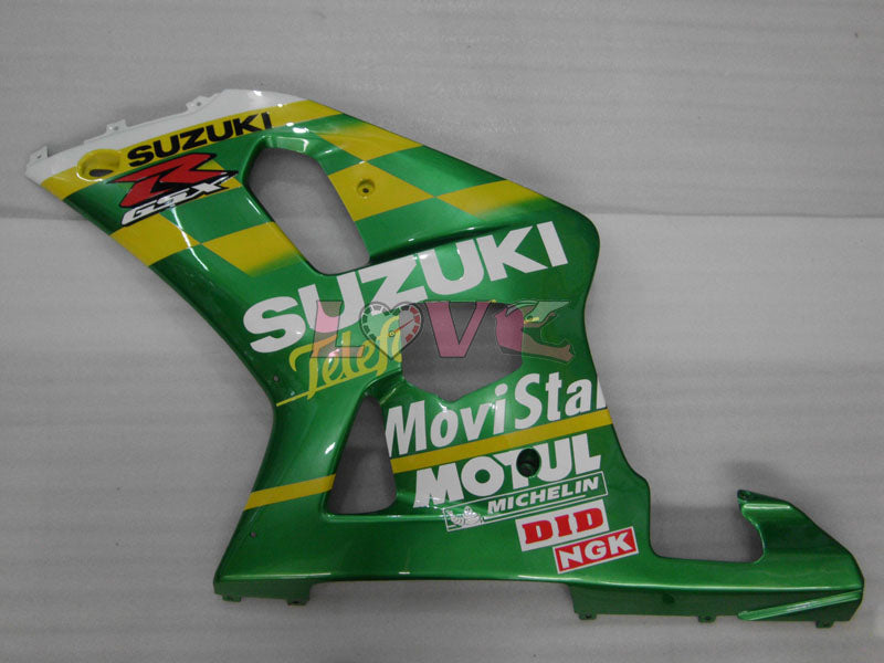 Movistar - Green Fairings and Bodywork For 2001-2003 GSX-R600 #LF4270