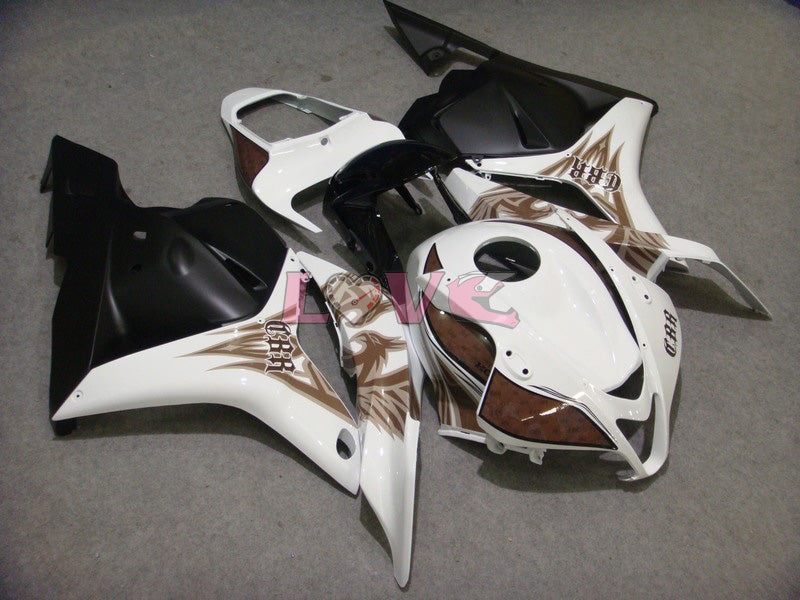 Factory Style - White Black Fairings and Bodywork For 2009-2012 CBR600RR #LF7376