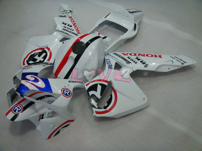 RK - Red Black Fairings and Bodywork For 2003-2004 CBR600RR #LF5308