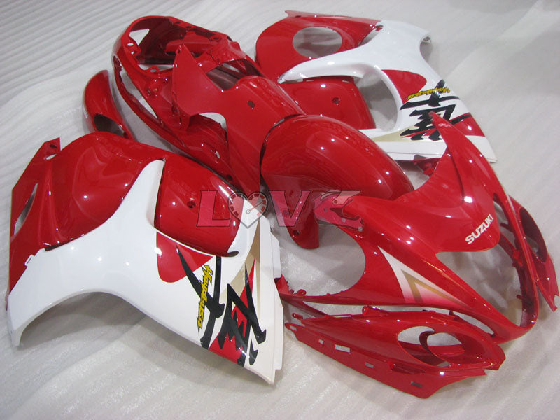 Others - Red White Fairings and Bodywork For 2008-2020 Hayabusa #LF4589