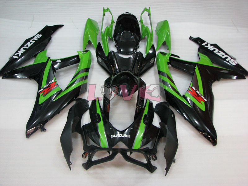 Factory Style - Green Black Fairings and Bodywork For 2008-2010 GSX-R750 #LF3910