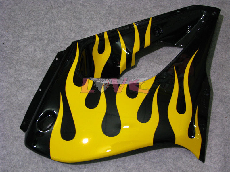 Customize - Yellow Black Fairings and Bodywork For 1997-2007 YZF1000R #LF7909