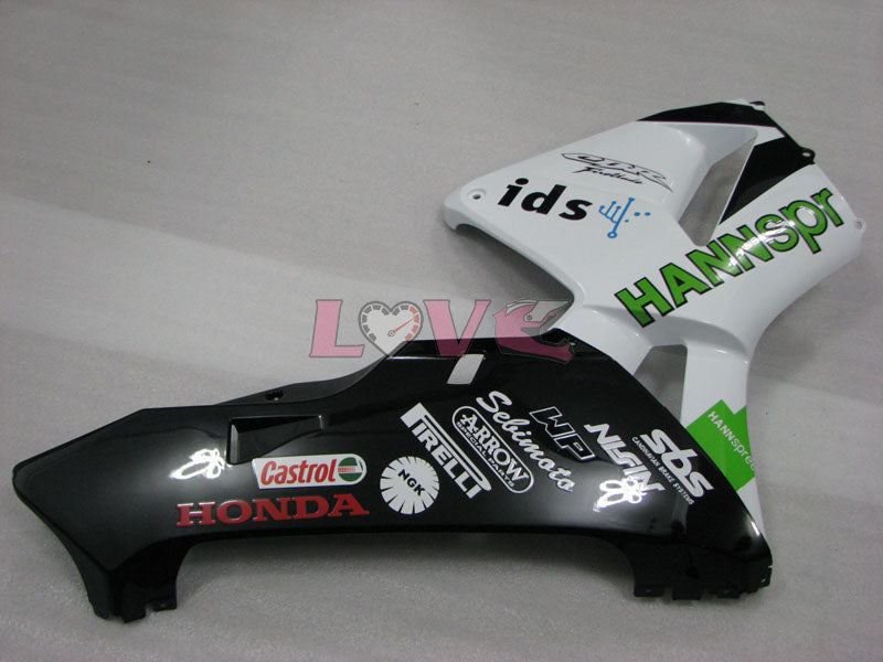 HANN Spree - Green White Black Fairings and Bodywork For 2005-2006 CBR600RR #LF4433
