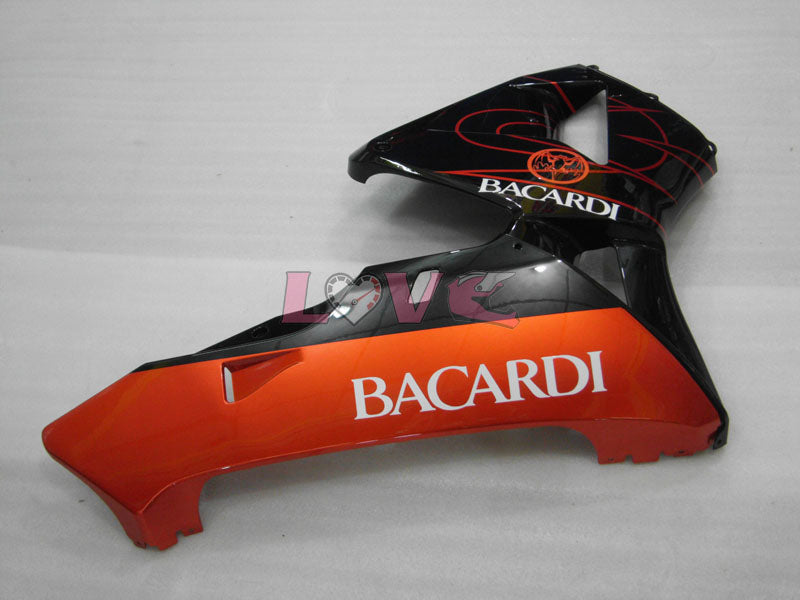 BACARDI - Orange Black Fairings and Bodywork For 2005-2006 CBR600RR #LF4439