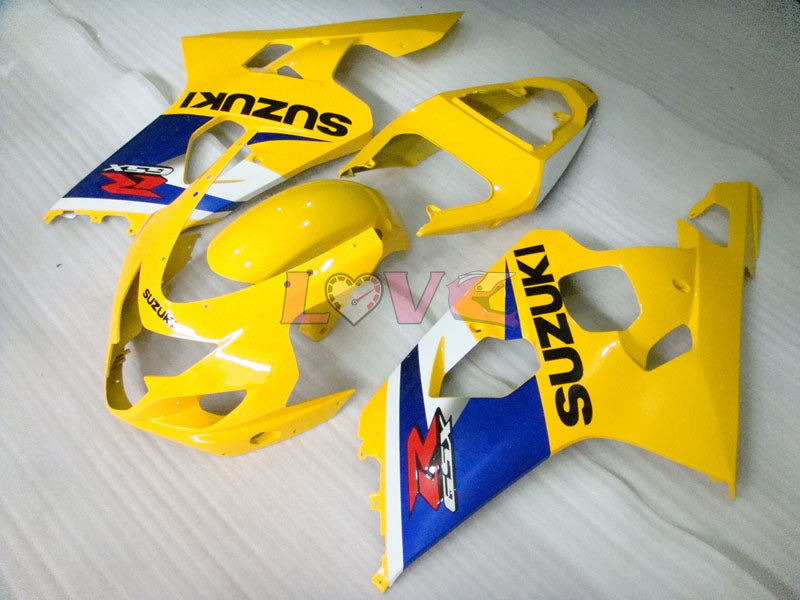 Factory Style - Yellow Blue Fairings and Bodywork For 2004-2005 GSX-R750 #LF6618