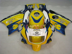 Corona - Yellow Blue Fairings and Bodywork For 1991-1994 CBR600F2 #LF4897