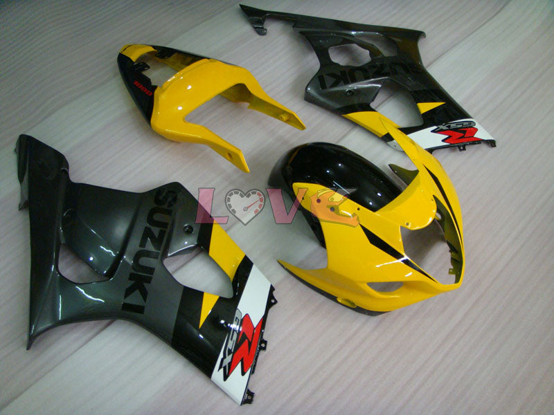 Factory Style - Yellow Black Fairings and Bodywork For 2003-2004 GSX-R1000 #LF5950