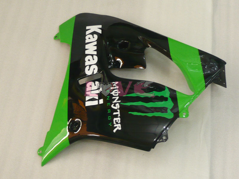 Monster - Green Black Fairings and Bodywork For 2002-2003 NINJA ZX-9R #LF4896