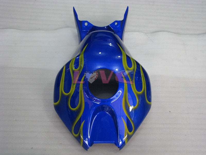 Flame - Yellow Blue Fairings and Bodywork For 2006-2007 CBR1000RR #LF7226