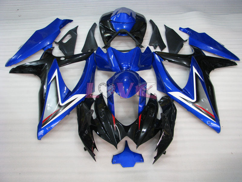 Factory Style - Blue Black Fairings and Bodywork For 2008-2010 GSX-R750 #LF3919