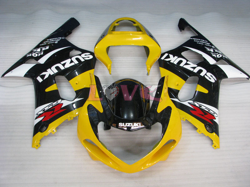 Factory Style - Yellow Black Fairings and Bodywork For 2000-2003 GSX-R750 #LF6704