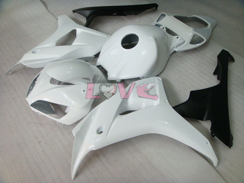 Factory Style - White Black Fairings and Bodywork For 2006-2007 CBR1000RR #LF7276