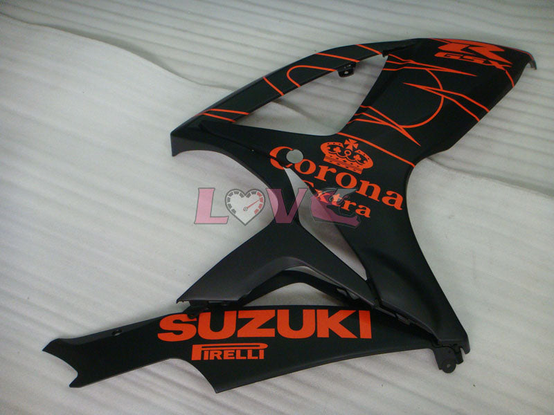 Corona - Orange Black Fairings and Bodywork For 2006-2007 GSX-R750 #LF6570
