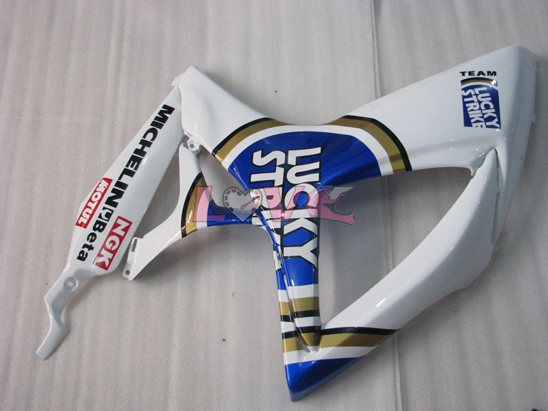 Lucky Strike MICHELIN MOTUL - Blue White Fairings and Bodywork For 2006-2007 GSX-R600 #LF6338