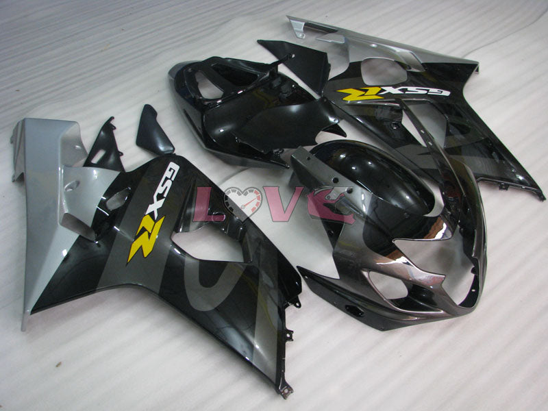 Factory Style - Black Grey Fairings and Bodywork For 2004-2005 GSX-R600 #LF6438